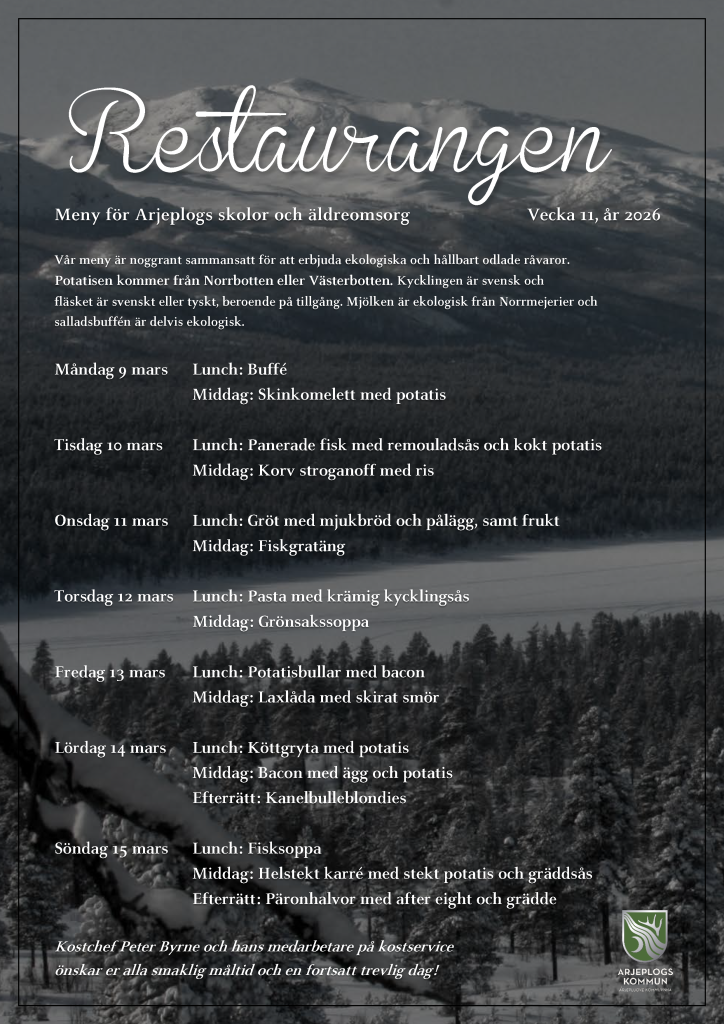 Meny vecka 11