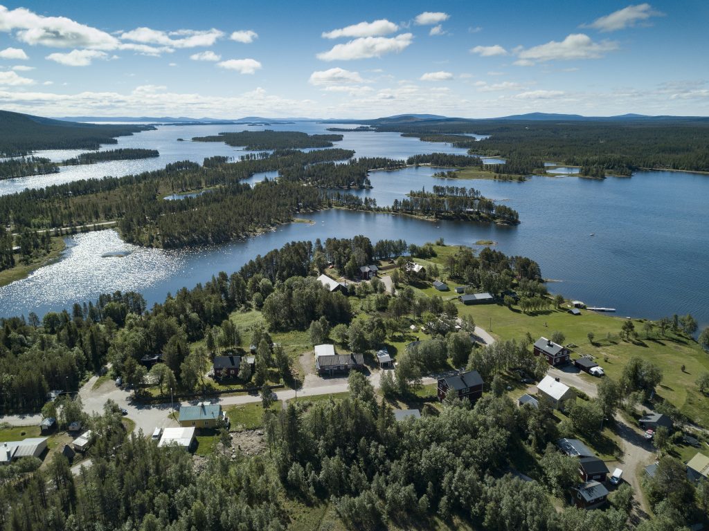 Flygbild över det vackra Mellanström