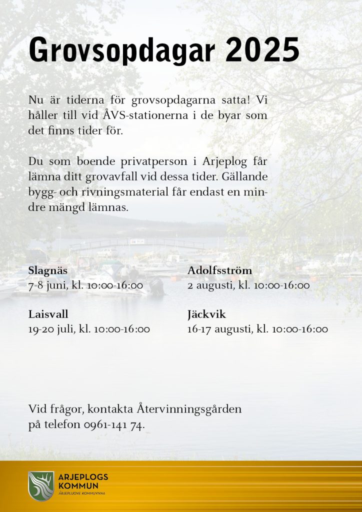 En bild på björkar vid vattnet, nedtonad så att det nästan inte syns. Text ovanpå bilden. Samma text återfinns i nyheten.