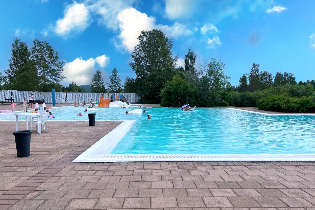 Krajabadet en sommardag