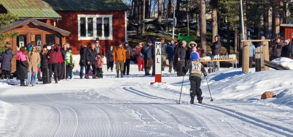 Målgång i Lilla Vasaoppet.